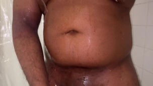 Thick BBC Cumshot After Shower