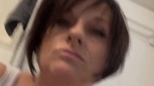 MILF likes making Videos of her Playing with her 12” Toy I made Dand reaching another intense Orgasm