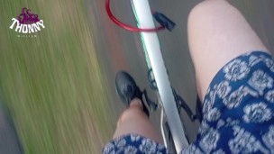 This is what happens when I go cycling excited