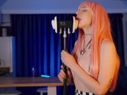 ASMR Blonde Wet 💦 Ear Licking 3Dio | Elsa ASMR 8/16