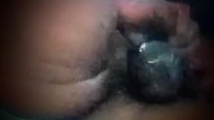 Dick , balls and ass massage