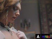 Wild Threesome Between Two Hot Vampires And Her Maid 9/16