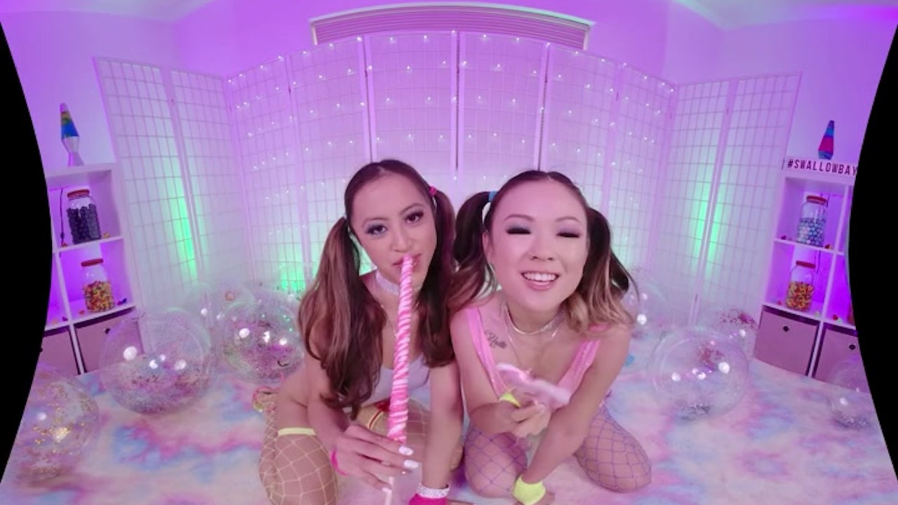 Two sexy asian girls sharing cock for milky cum - 無料セックスビデオ - RedTube