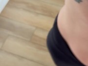 he gets out of bed with his cock in his hands and asks me for a blowjob 3/16