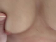 he gets out of bed with his cock in his hands and asks me for a blowjob 4/16