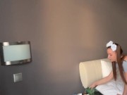 Studying and Waiting for Foster Daddy To Come Home 3/16