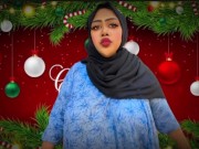 Happy New Year & Christmas Gift For Stepson! Arab Hot Beautiful Stepmom With Huge Boobs & Ass 1/16