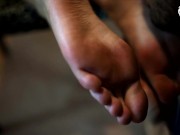 Private dancer and her big sexy feet worship (foot play, sexy soles, barefoot, foot tease, big sole) 11/16
