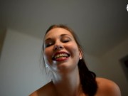 Private dancer and her big sexy feet worship (foot play, sexy soles, barefoot, foot tease, big sole) 3/16