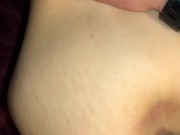 Slut-wife Gets Creampie Fucked Deeper And Rubs pussy Until she squirts 13/16