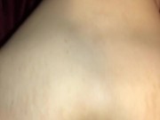 Slut-wife Gets Creampie Fucked Deeper And Rubs pussy Until she squirts 7/16