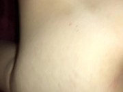 Slut-wife Gets Creampie Fucked Deeper And Rubs pussy Until she squirts 8/16