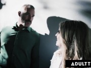 ADULT TIME - Teen Coco Lovelock Caught Masturbating And Fucked By Stepmom Codi Vore & Her Hubby 1/16