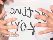 Ruru Kashiwagi gives blowjobs and creampies to a group of kinky studs - hottest JAV! 13/16