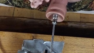 Huge anal dildo