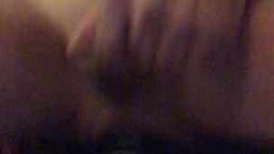 Fucking my giant dildo