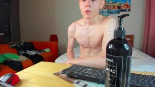 Jerk off under the table and be horny!