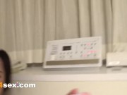 Dirty asian whore Kayo Iwasawa's buxom mummy forms in ebony lingerie - gorgeous warm asian woman! 11/16