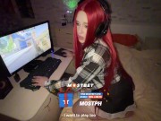 Трахнул геймершу раком во время игры - Screenshot 1 of 16 - Cum In Mouth