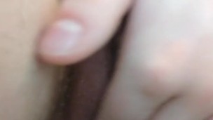 FTM pulsing pussy after sex