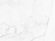 Sperm on butt. Cumshot 6/16