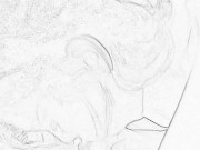 Sperm on butt. Cumshot 7/16