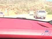 Fun vacation and trip with River Lynn car ride and then play time BTS 3/16