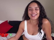 MY GF - Smoking Hot Maya Bijou Gets Her Pretty Pussy Dominated And Filled With Cum By Ken 2/16