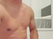 Masturbating and nice cum at the end