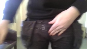 got caught at work having a wank