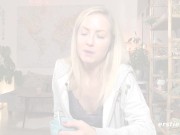 Ersties - Blonde Sicilia Fingers Her Wet Pussy On All Fours 15/16