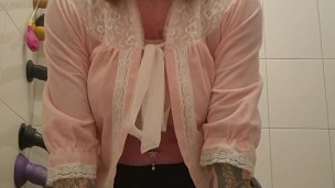 Sissy fuckdoll shows new pussy