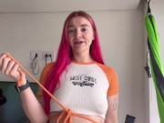 POV Sexy Thick Secretary fucks Boss then Pees on him 4/16