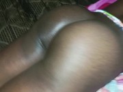 Ebony big black ass POV
