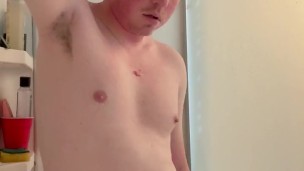 Cute Guy Unloads in the Shower After a Long Day at Work