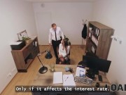 LOAN4K. Sexy customer wanted to get a loan, but got face fucked eventually. Hot sex with Arina Shy 5/16