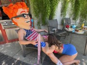 Grillin', Thrillin', and Drill-her: Aderes Quin Rides My Freedom Pole! 5/16