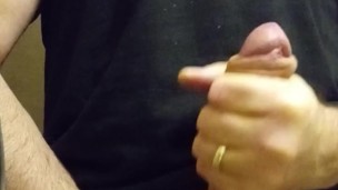 Love feeling my big cock at work!