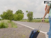 Blonde MILF Aubrey Black Deepthroats On Huge Cock and Gets Railed Anally - HORNY HOSTEL 1/16