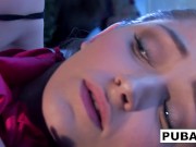 Beautiful Big Tittied Brunette Loves Taking Dick 3/16