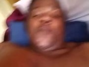 Horny Black SSBBW Stepmom Masturbating and Teasing with Her Sexy Fat Curvy Body 8/16
