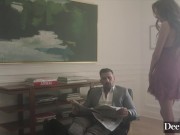 Deeper. Hot babe seduces stud 7/16