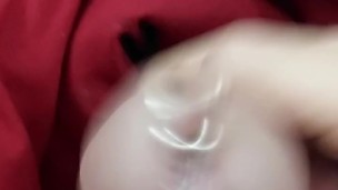 Jerking Off my Prince Albert Cock