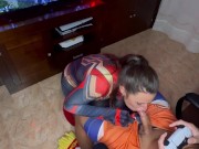 I Give A BLOWJOB🔥 To My STEPBRO While He Is Playing PS5🎮
