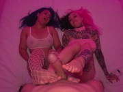 3SOME WITH FJ, SLOPPY BJ, TITSFUCK AND HUGE CUMSHOT 6/16