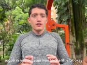 MILF Colombiana convence a Nerd boy en un parque de follar en su casa, su hijastro los descubre! 2/16