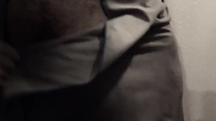 Daddy's blowing steam in the shower after a hard day at work.
