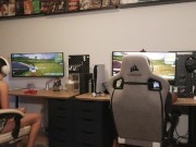 DP with ANAL CREAMPIE! She loves to BLOWJOB while I play! 2/16