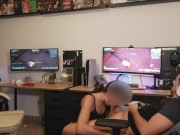 DP with ANAL CREAMPIE! She loves to BLOWJOB while I play! 5/16