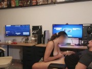 DP with ANAL CREAMPIE! She loves to BLOWJOB while I play! 7/16